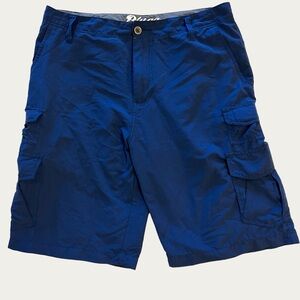 Plugg Men's Deep Blue Cargo Shorts‎ Size 34